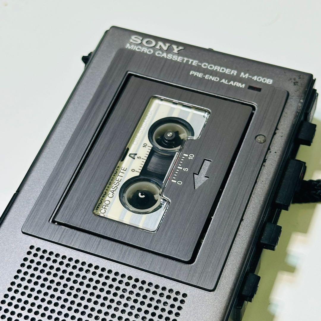 SONY マイクロカセットレコーダー M-400B 動作品 - メルカリ