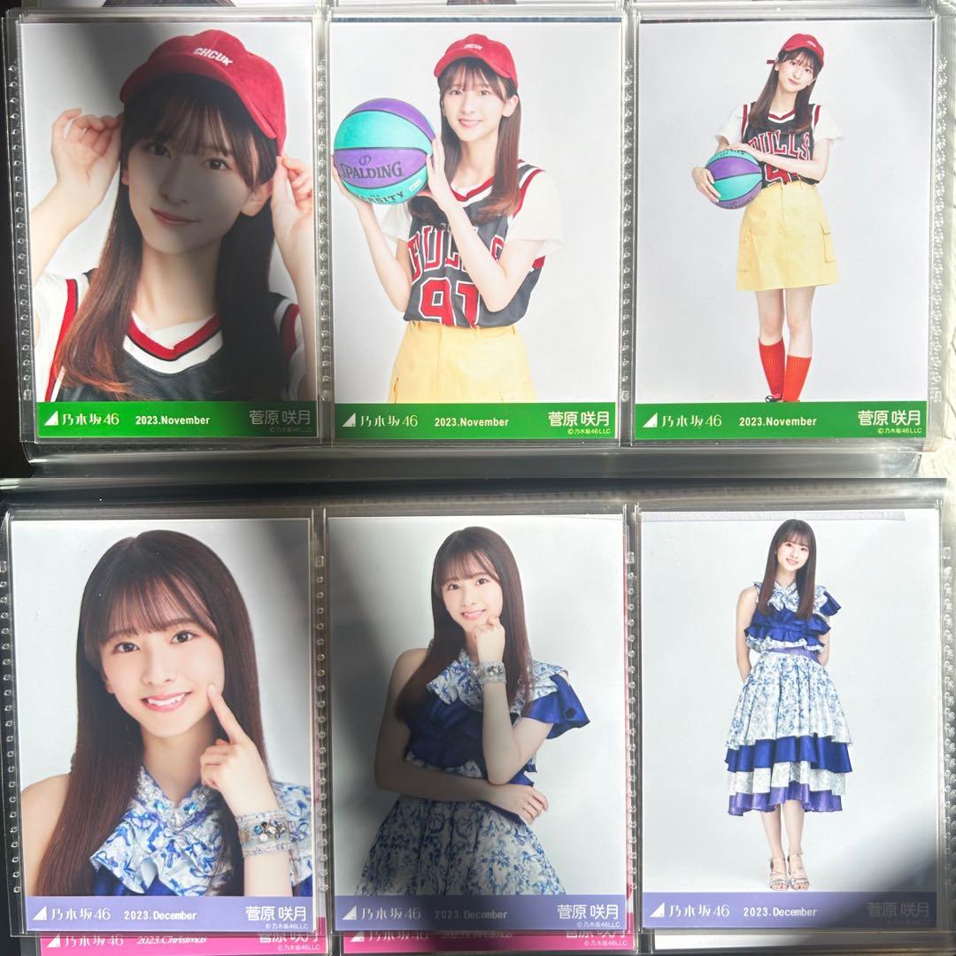 乃木坂46 菅原咲月 2023年月間ランダム 生写真 コンプ 36種 まとめ売り