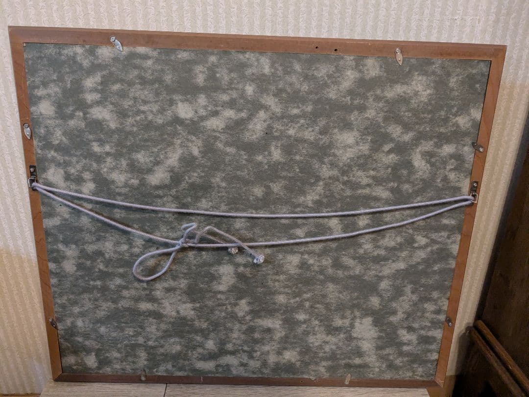 宮木薫　水彩画　【野仏】F6号　一枚の繪