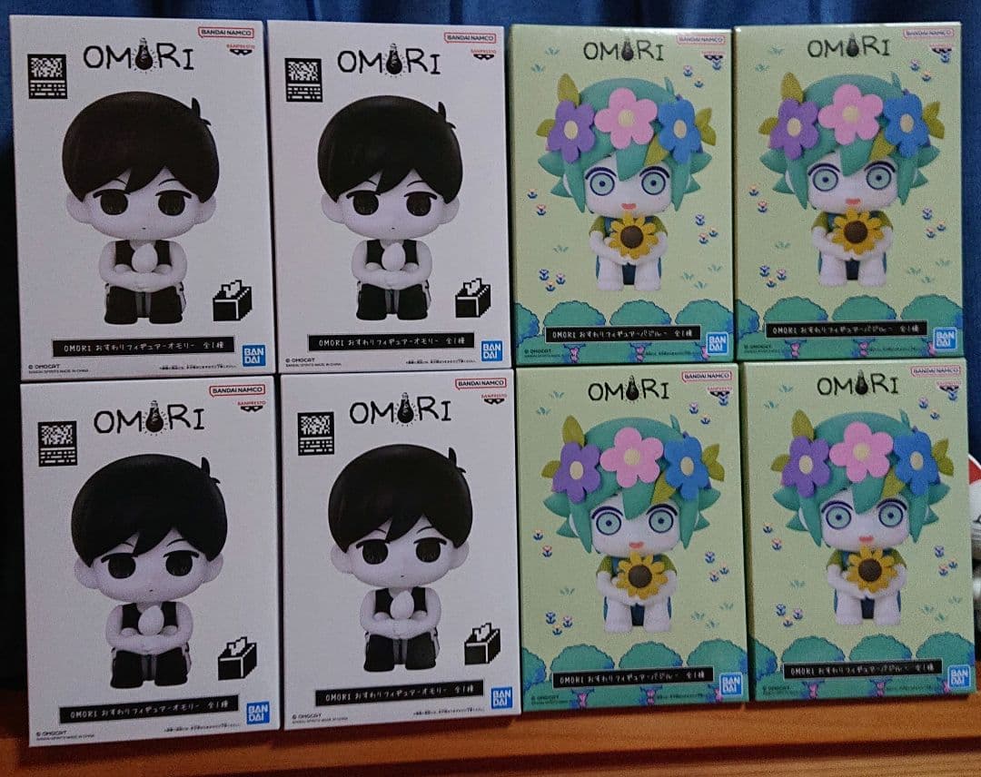 OMORI おすわりフィギュア　オモリ　バジル 8個セット OMORI おすわりフィギュア オモリ バジル 2点セット - メルカリ