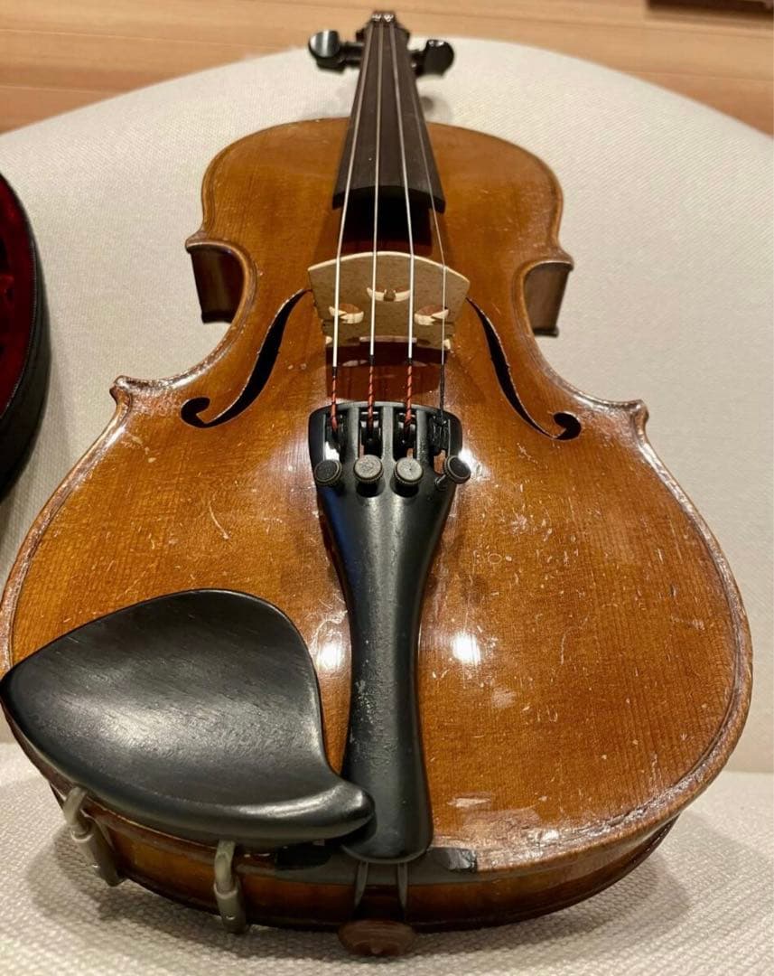 1/2 バイオリン モダン フレンチ 一枚板 フランス 1900年頃 - メルカリ