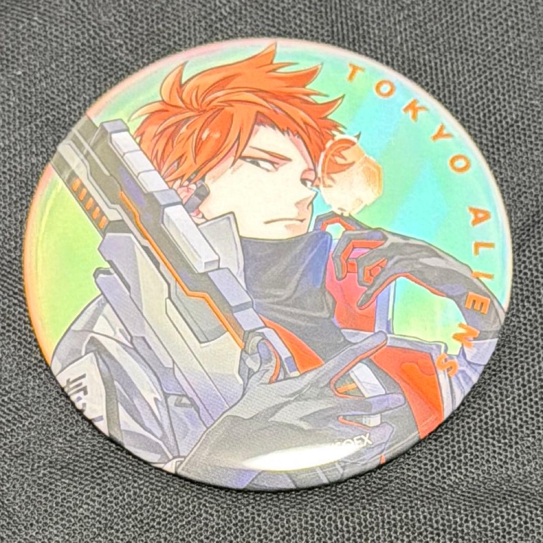 東京エイリアンズ トレーディングビッグオーロラ缶バッジ (カバー