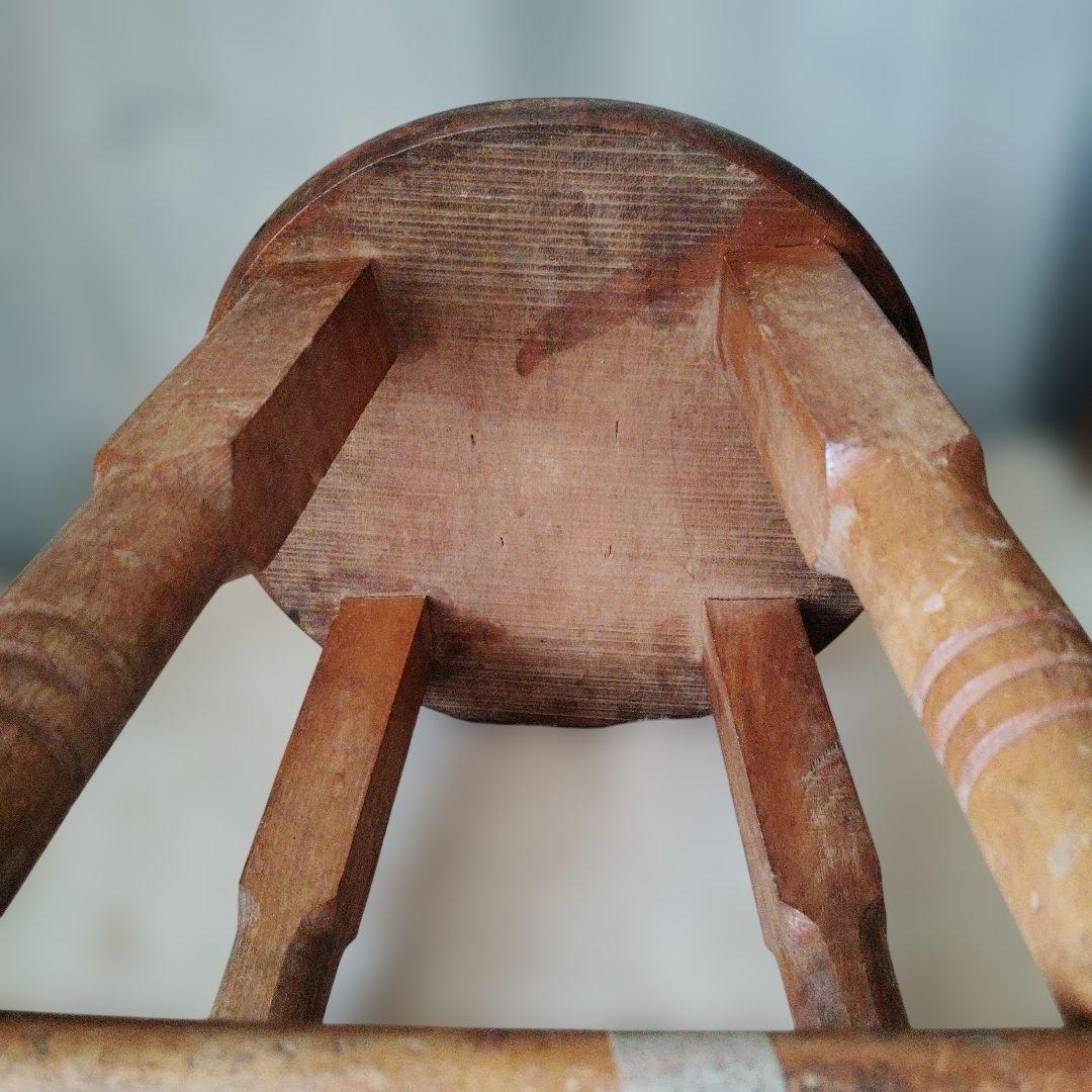 丸椅子　昭和レトロ　アンティーク