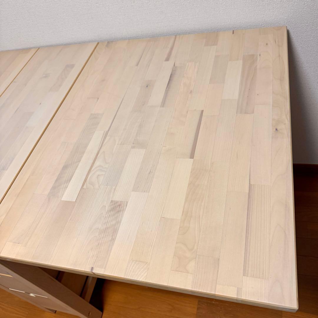 ※ユウ※【ほぼ未使用】IKEA NORDEN ゲートレッグテーブル