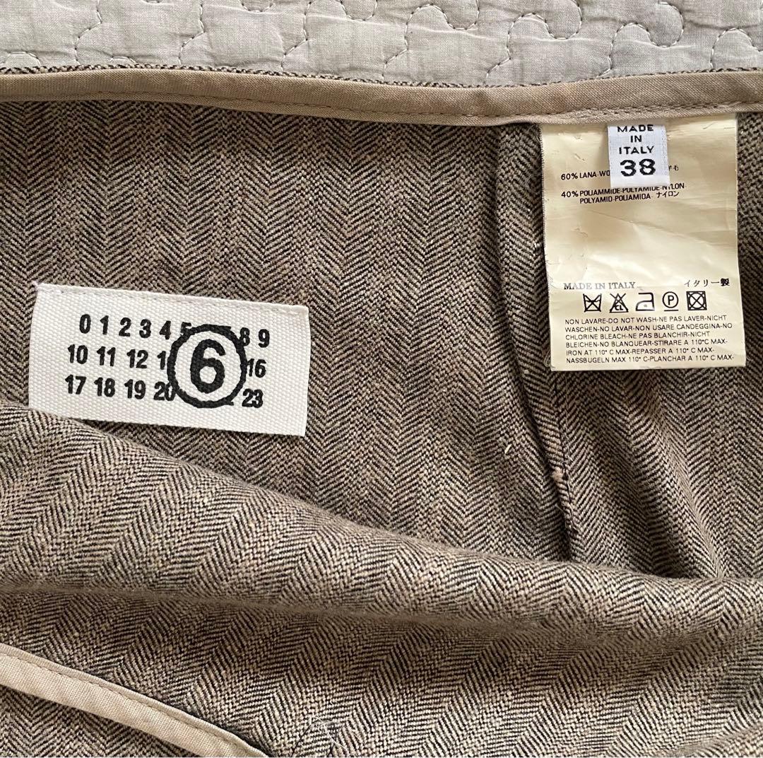 マルタン　マルジェラ　⑥ ツィードスカート 38