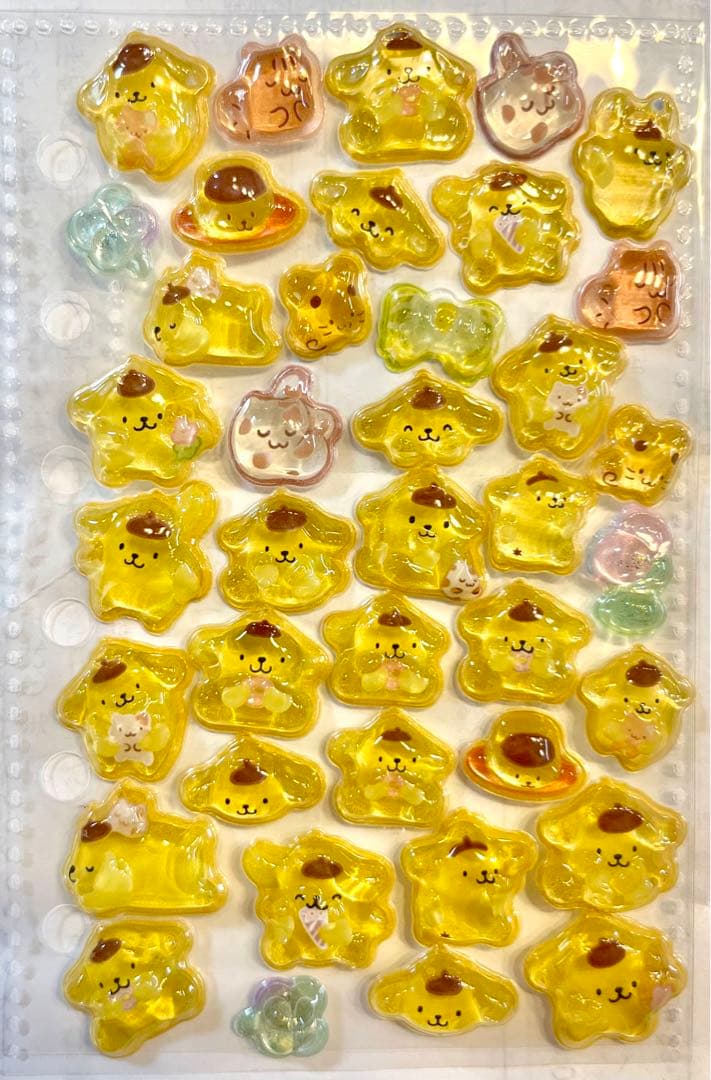 【完成品】ボンボンドロップ　うるちゅるベビー　サンリオ　しずくちゃん　シール帳