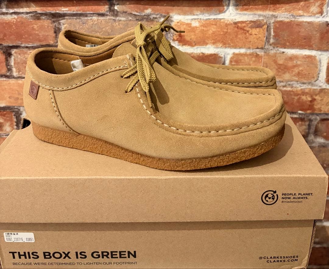 Clarks ベージュ モカシン 靴
