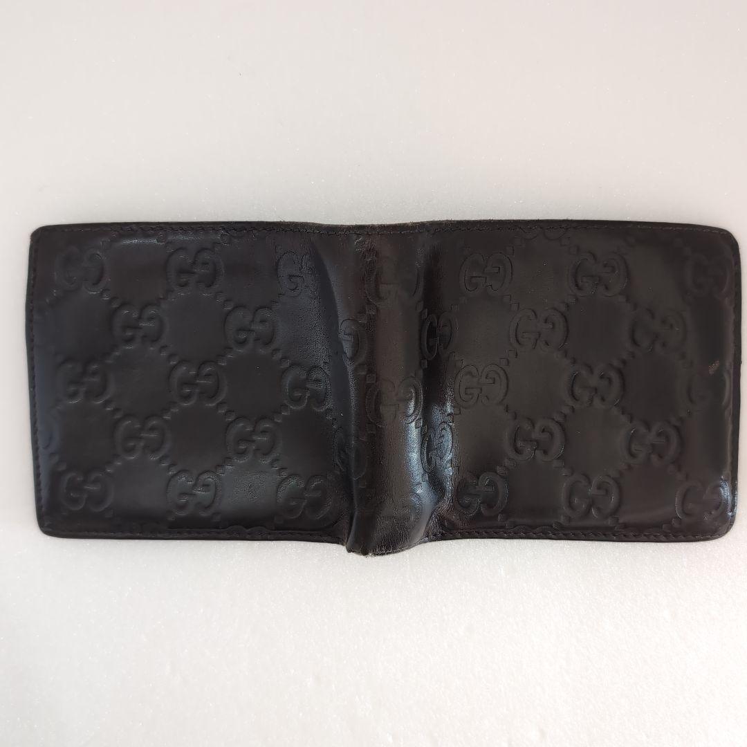 GUCCI 二つ折り財布 ブラウン GGパターン