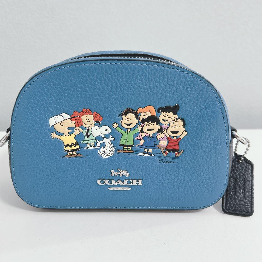 【極美品】コーチ　スヌーピー　コラボ　ショルダーバッグ　ミニ　セレナ