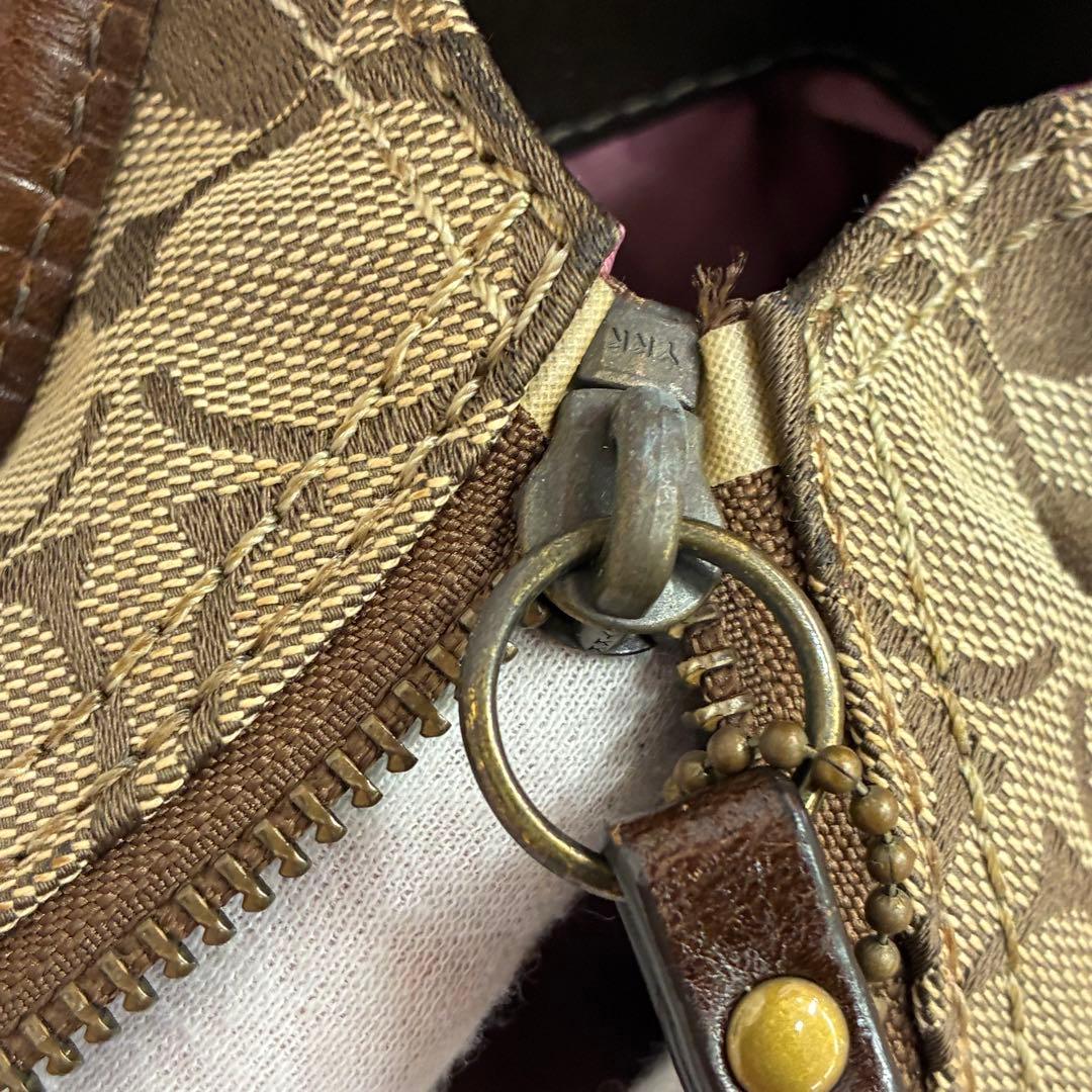 ∞ COACH コーチ　パッチワーク　ワンショルダー 12903