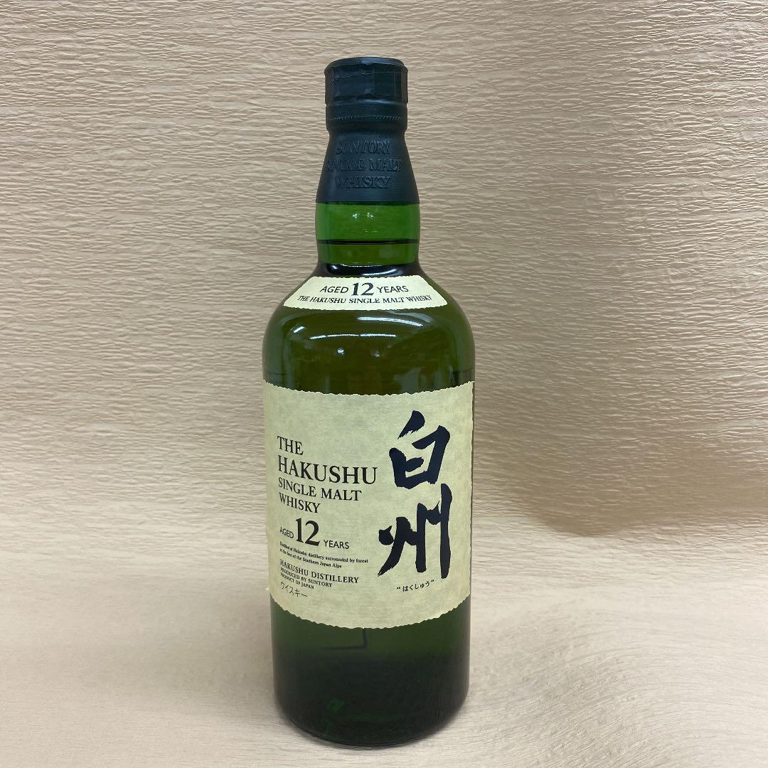 サントリー 白州12年シングルモルト ウイスキー 43度 700ml サントリー シングルモルト ウイスキー 白州12年 43% 700ml 箱付き