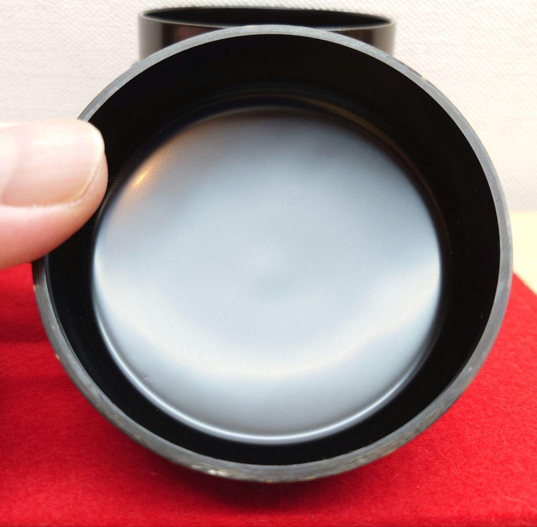 eyeknow様専用 茶道具 大棗 京塗 桐竹蒔絵 真塗 木製 北村葵春 共箱