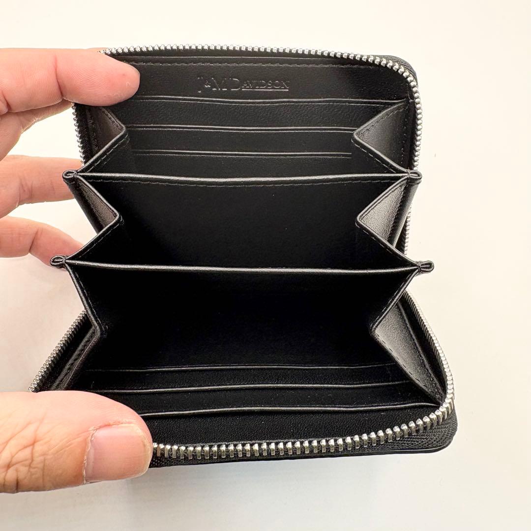 ★ほぼ未使用★J&M DAVIDSON★コンパクトウォレット★ブラック