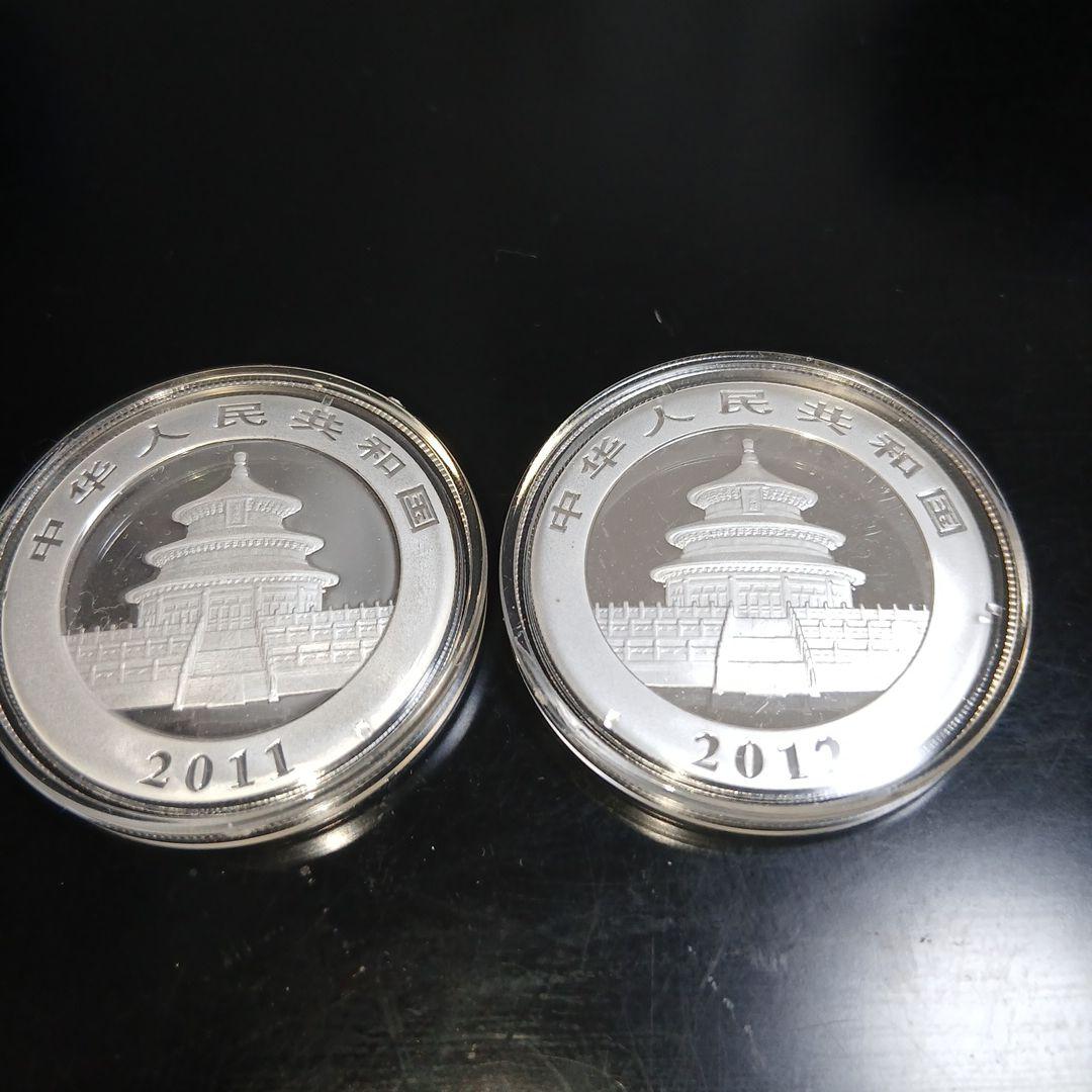 チ*イ様 パンダ銀貨1オンス2枚セット - メルカリ