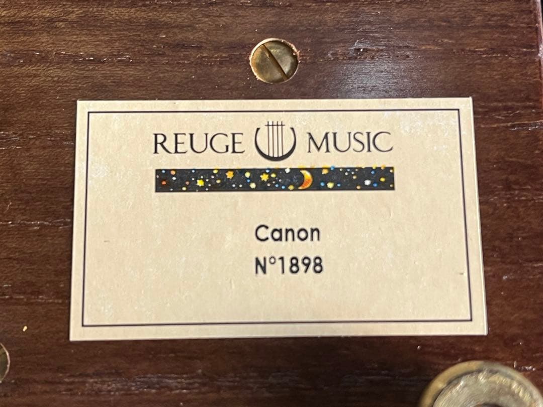 ■希少■ REUGE リュージュ シリンダー式オルゴール Canon カノン