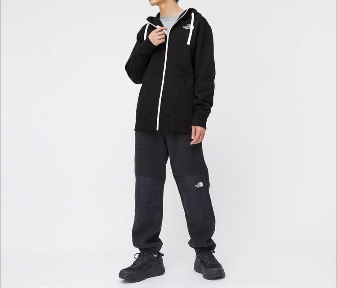 【 XL 】ブラック ★ノースフェイス★リアビューフルジップ フーディー