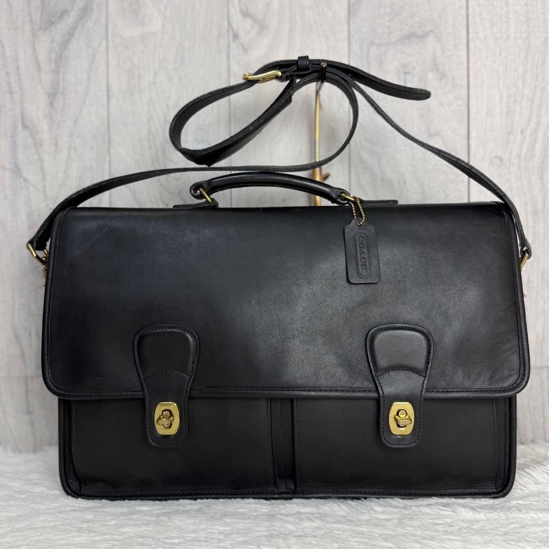 美品♡COACH オールド コーチ レザー 2way ビジネスバッグ USA製