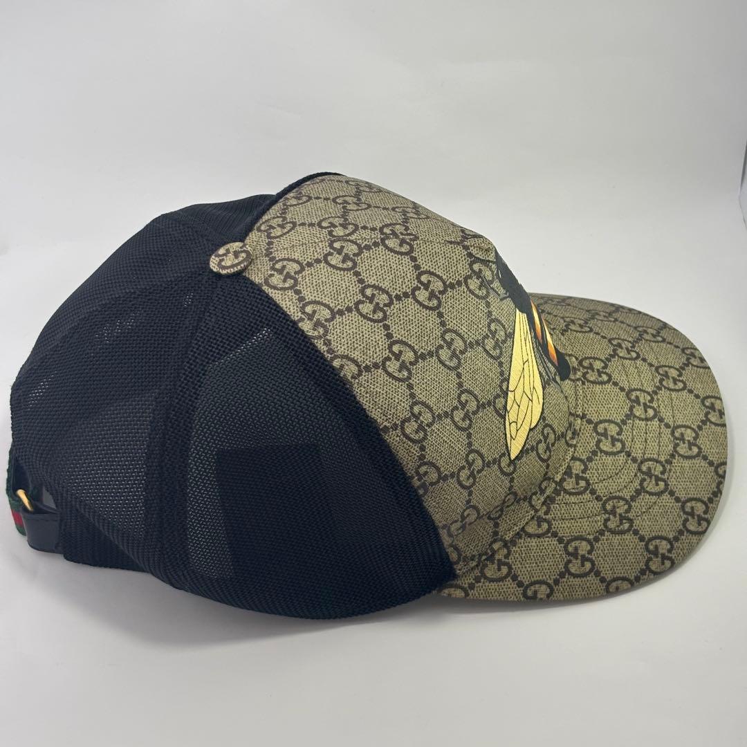 GUCCI GGパターン 蜂デザイン キャップ 帽子