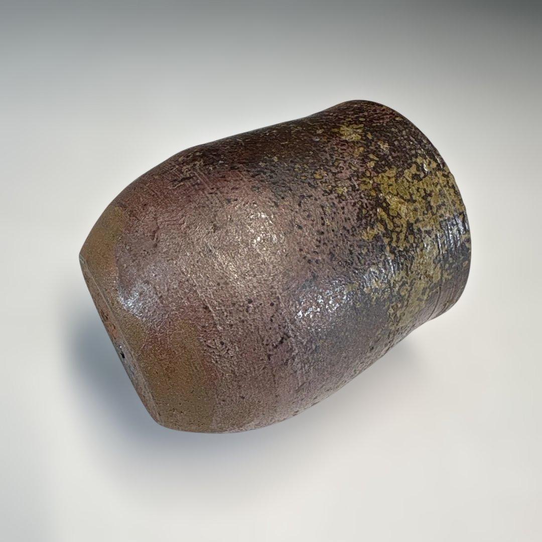 【茶道具】森本丹山造　丹波焼　肩衝茶入（共箱）★送料込★