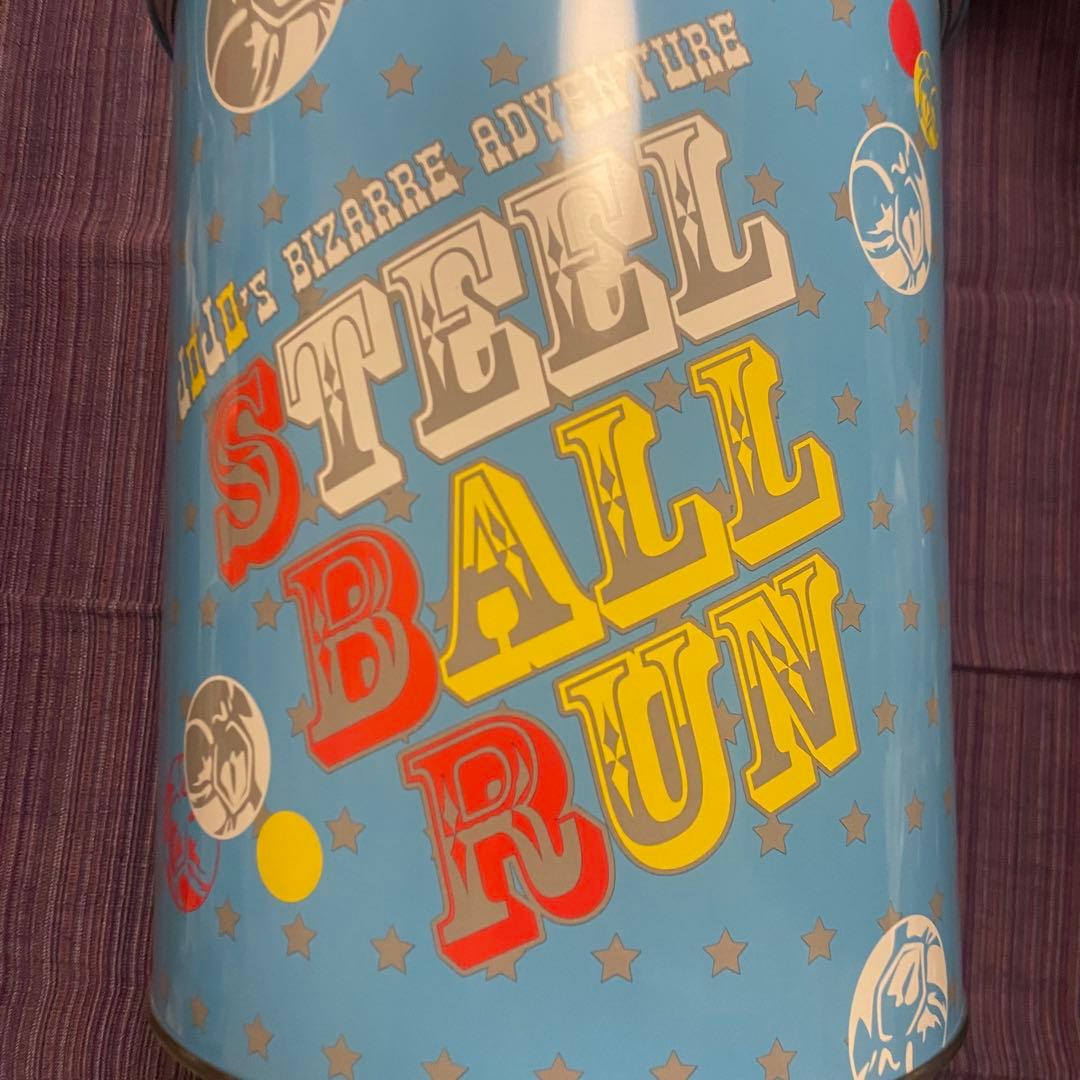 スティールボールラン　ローソン　懸賞　抽選当選品　タオル缶　ジョジョの奇妙な冒険