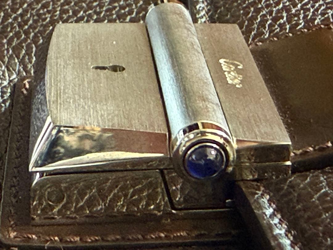 Cartier カルティエ ビジネスバッグ ブラウン 保存袋付き