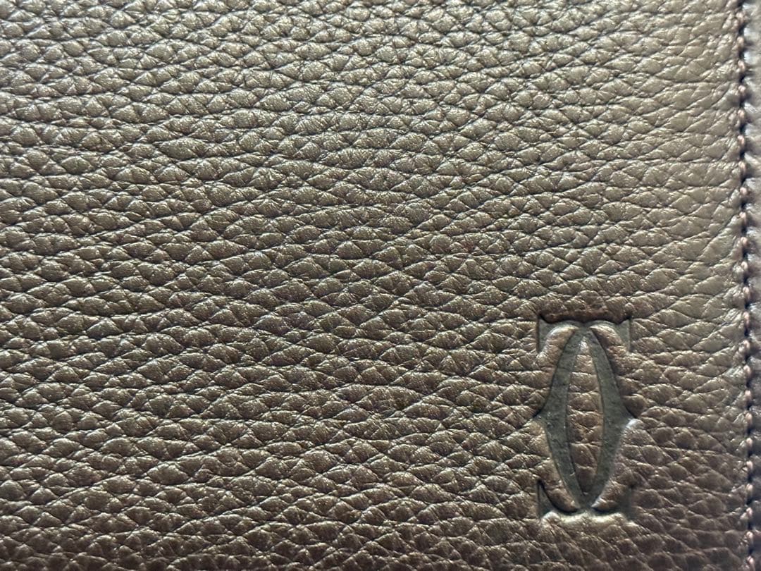 Cartier カルティエ ビジネスバッグ ブラウン 保存袋付き