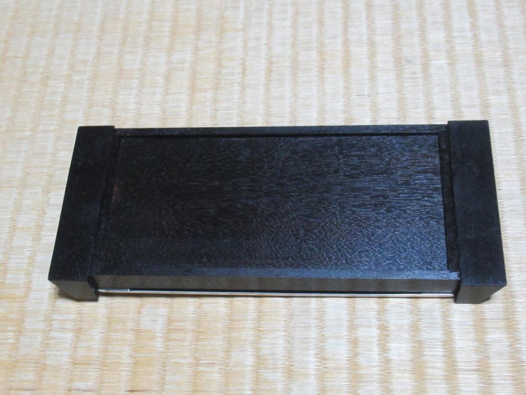 未使用大正時代共箱付◇銀座和光『鮎』金属製彫刻 金属と