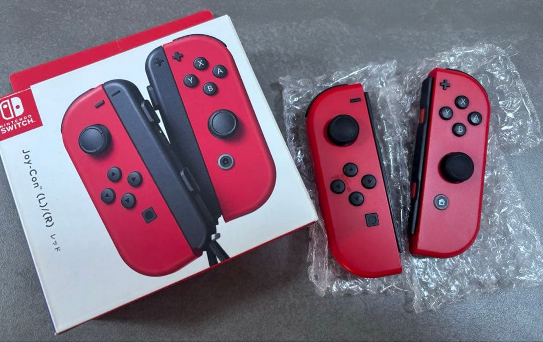 Nintendo Switch 本体 グレー 赤ジョイコン　コントローラー