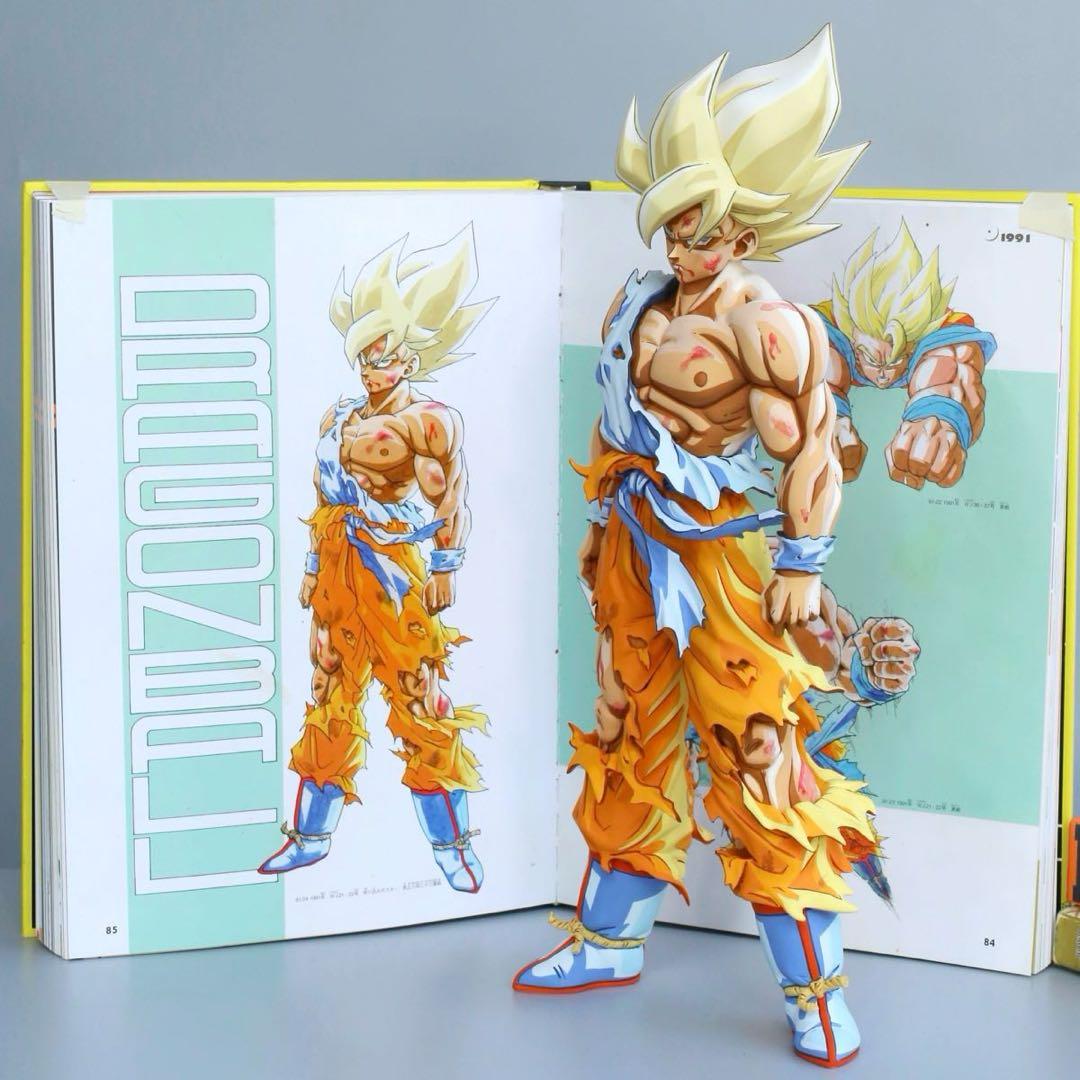ドラゴンボールSMSP サイズ 伝説の超サイヤ人 孫悟空 リペイント 二次元彩色