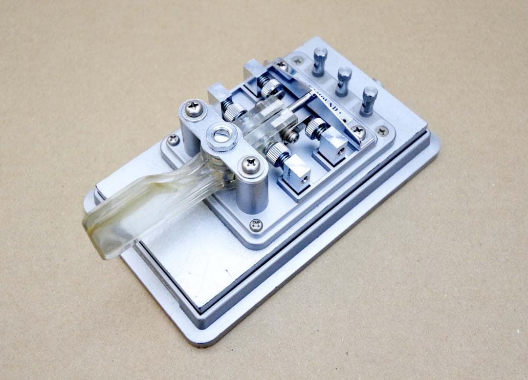 HI-MOUND マニュピレーター パドル電鍵 【金メッキ接続コード付き】 HI