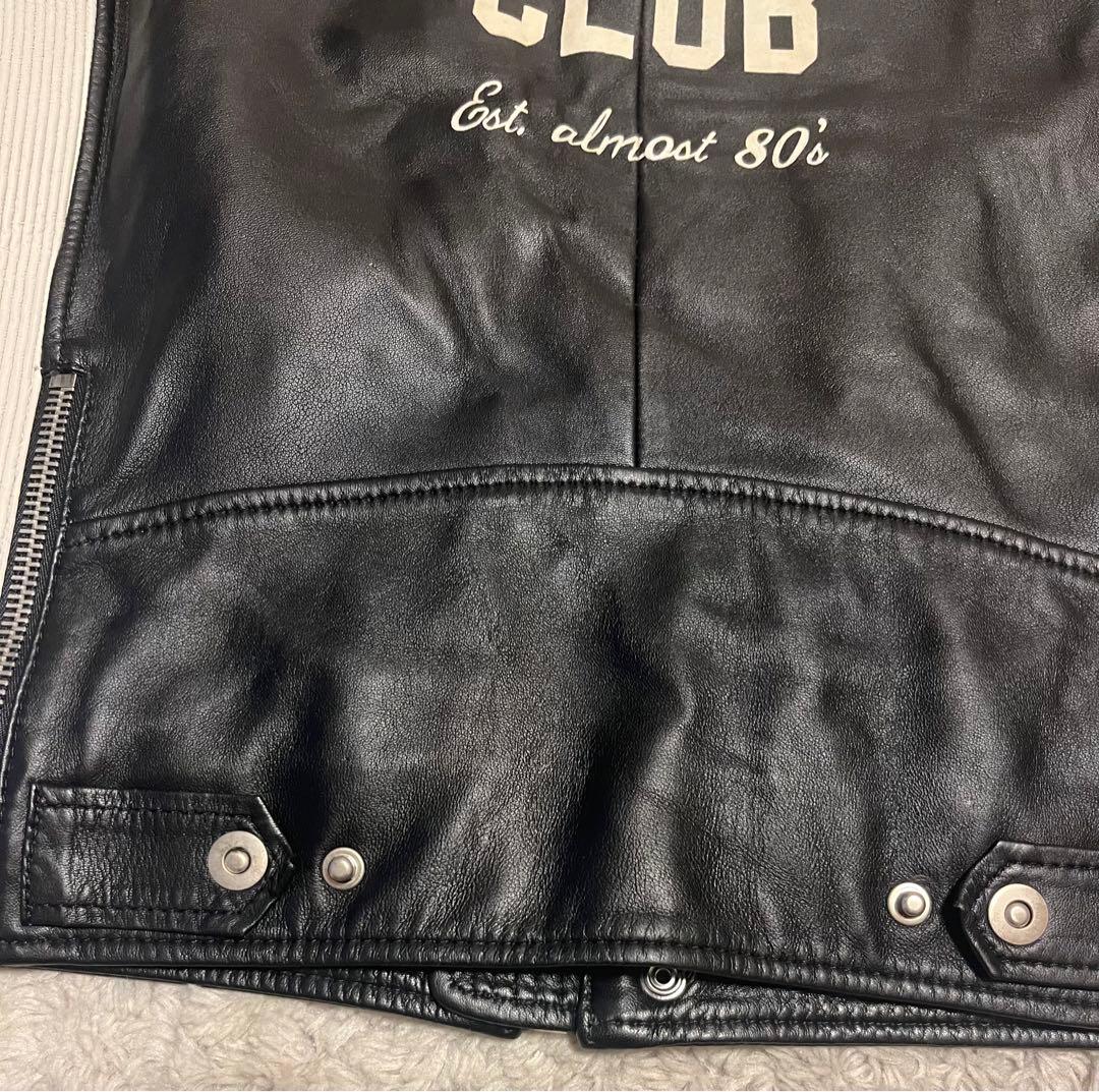 DIESEL ディーゼル レザージャケット 羊革 MLXCロゴ Mサイズ