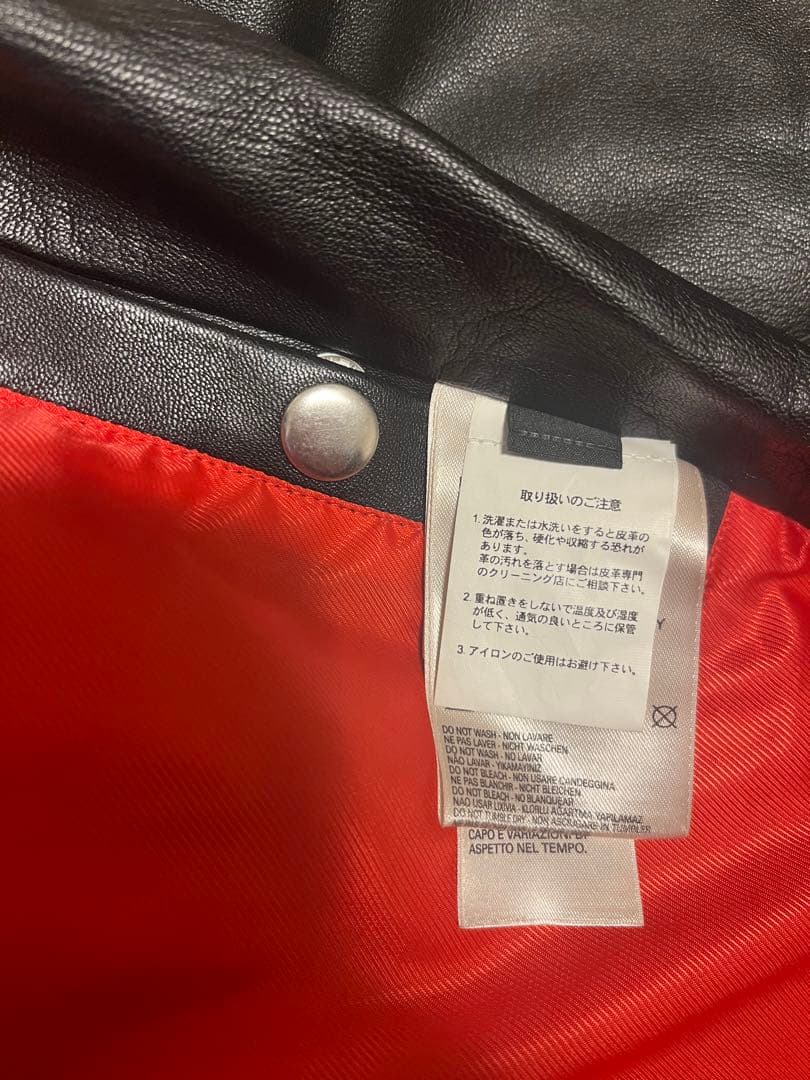 DIESEL ディーゼル レザージャケット 羊革 MLXCロゴ Mサイズ