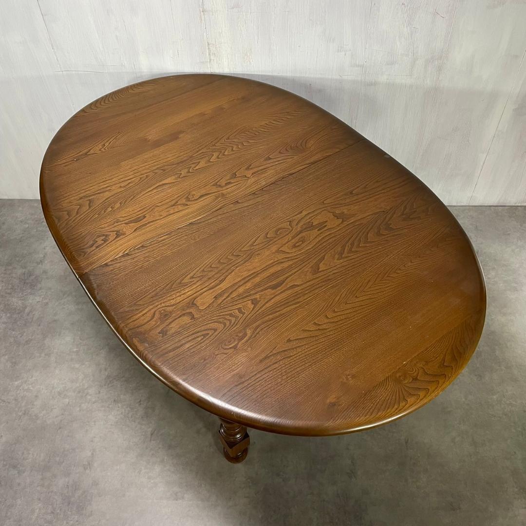 廃盤 ERCOL アーコール エクステンション ダイニング テーブル 2way