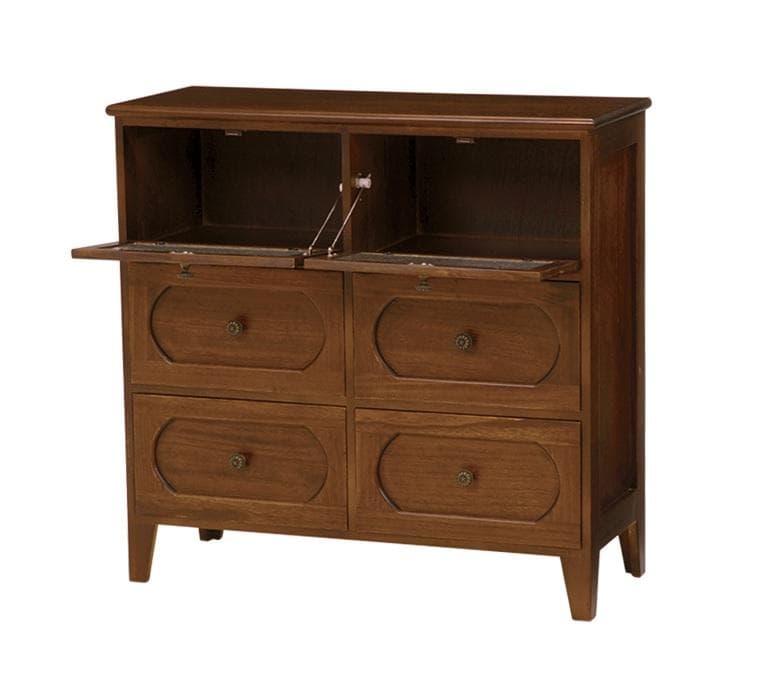 完成品『3段チェスト』アジアン風 木製 アンティーク調 小物収納