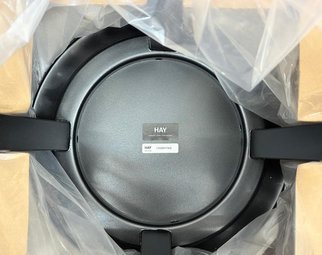 複数在庫あり！新品未使用品■HAY■リボルバースツール　ロー　黒　高さ65 箱付