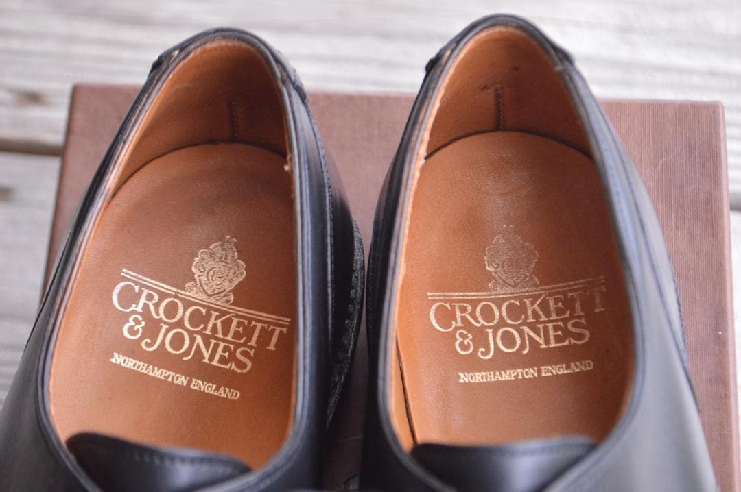 CROCKETT＆JONES　DURHAM　7.5E　ブラック　Uチップ