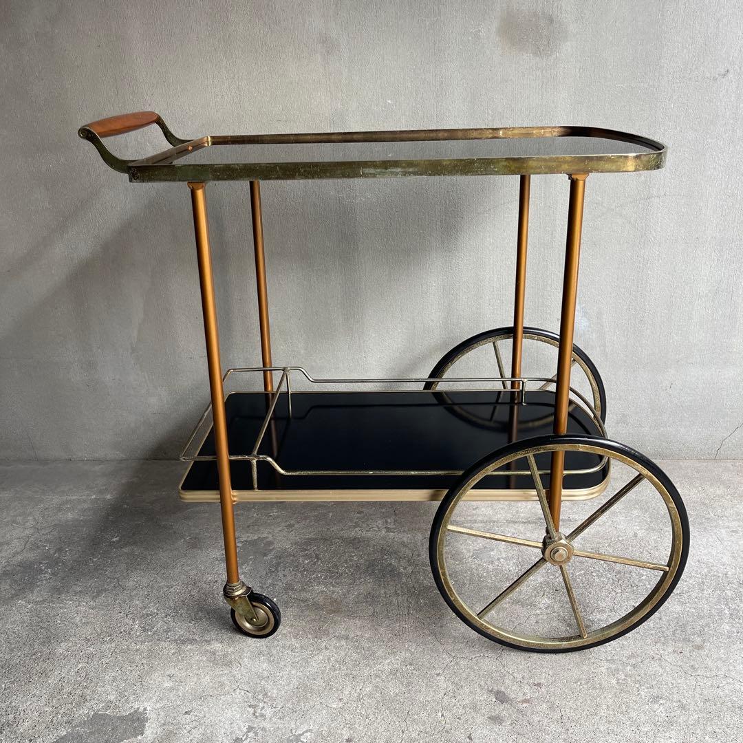 英国 PILKINGTON キッチンカート ティートロリー オールドヴィンテージ