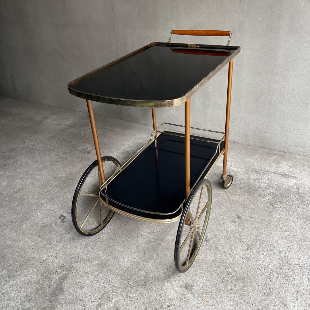 英国 PILKINGTON キッチンカート ティートロリー オールドヴィンテージ