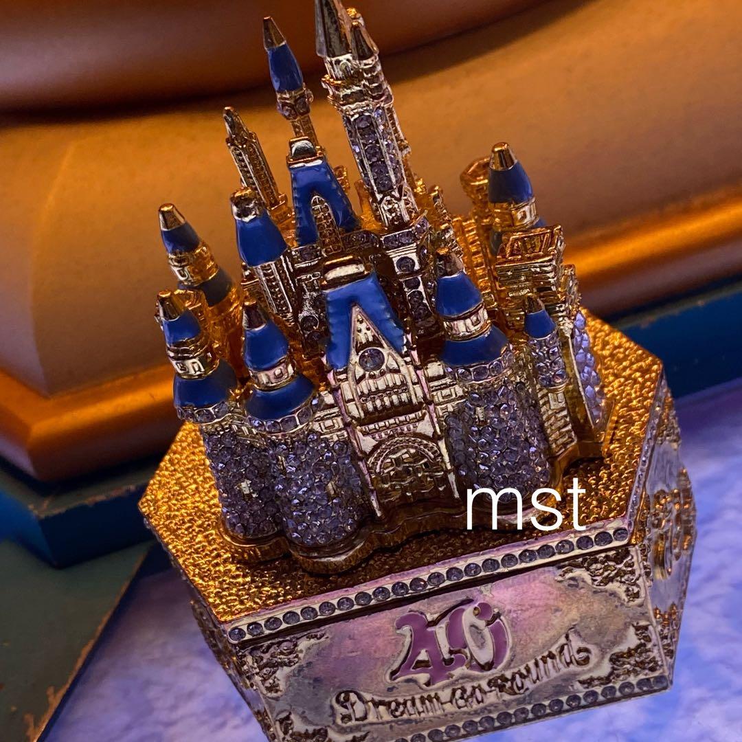 ディズニーリゾート 40周年 シンデレラ城 ジュエリーケース