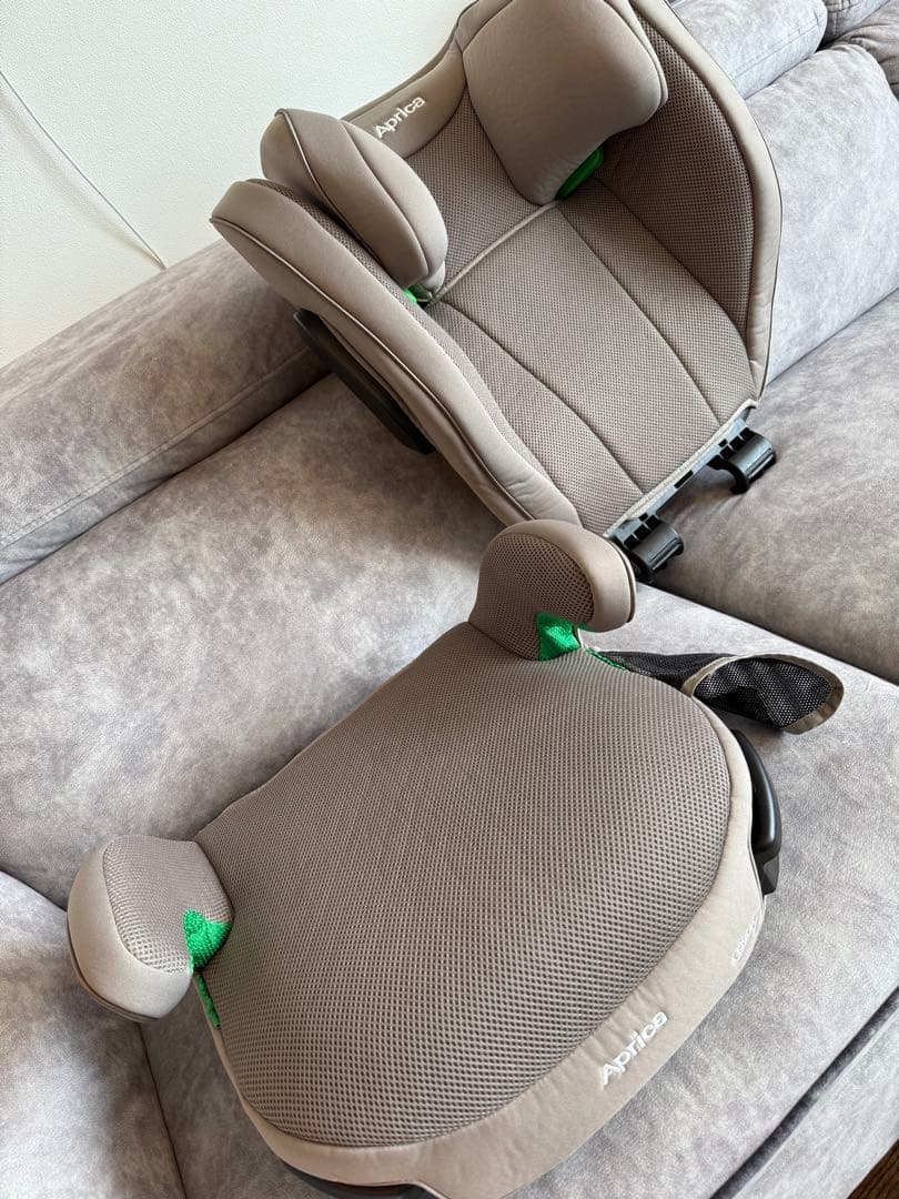 ★超美品★ Aprica ISOFIX AB 車用チャイルドシート グレー