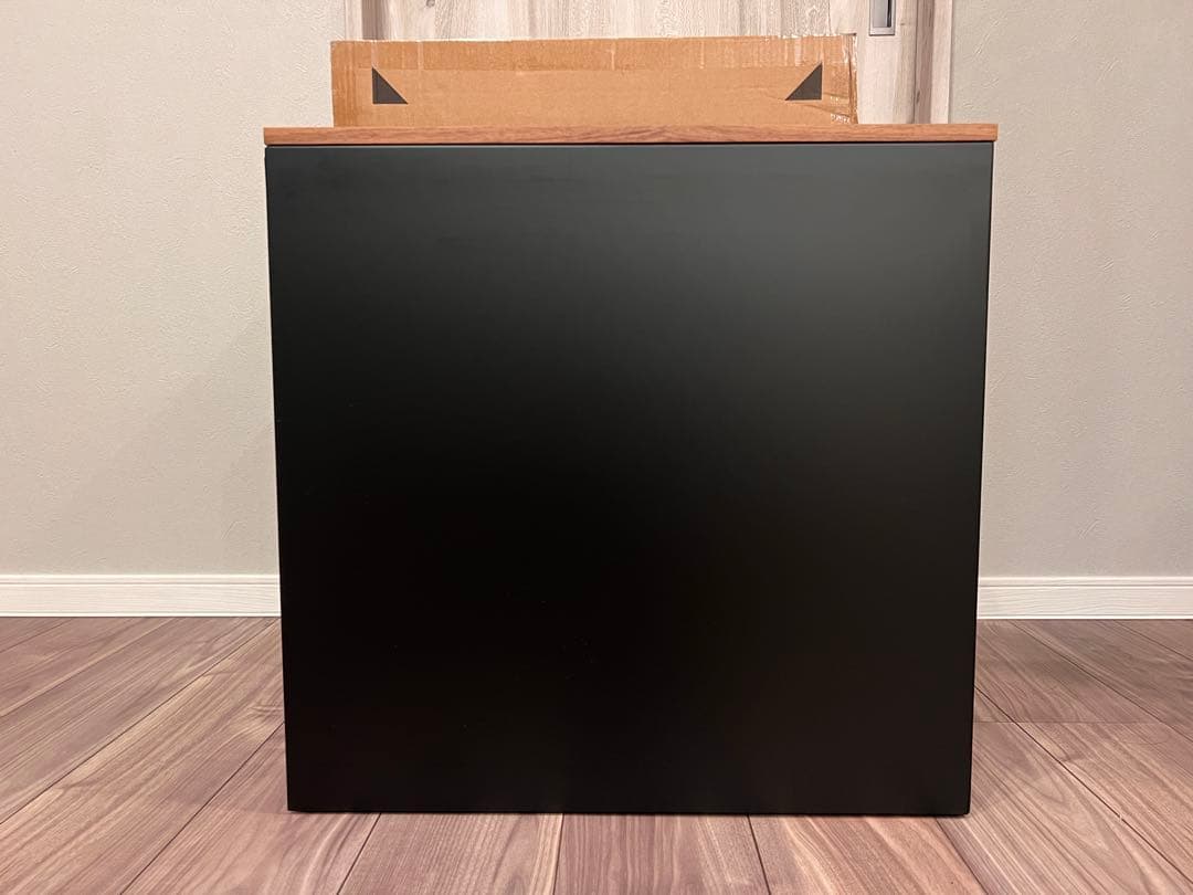 新品未使用　山崎実業　tower 隠せるトイレ収納　引き出し収納　ブラック