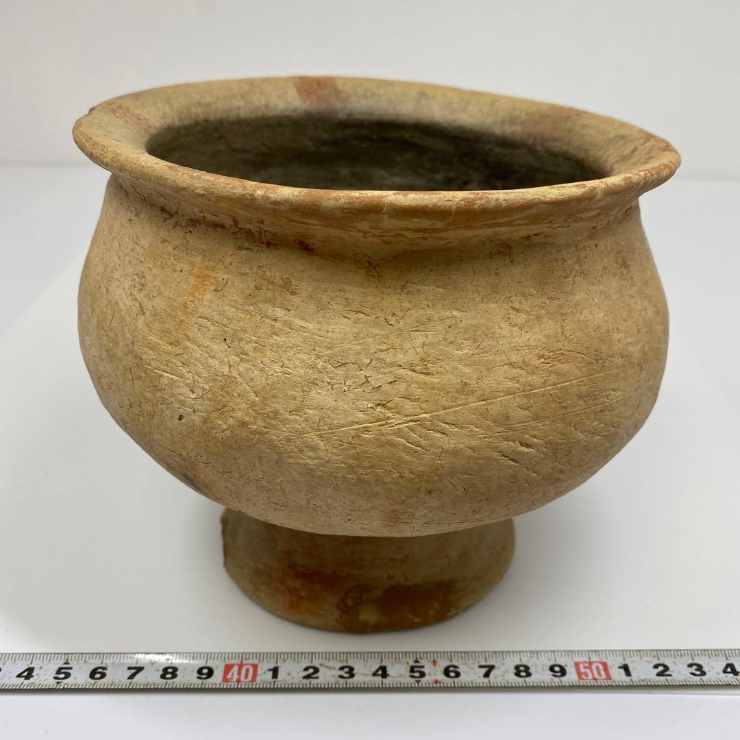 タイ古陶磁 バンチェン土器 アンダーソン土器 壷 台付き C R8688H