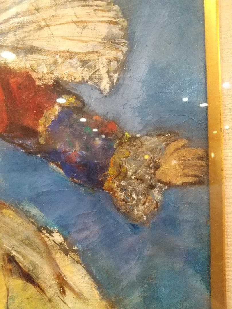 ■油彩■須磨とおる『フランス人形「幸」』絵画　油絵