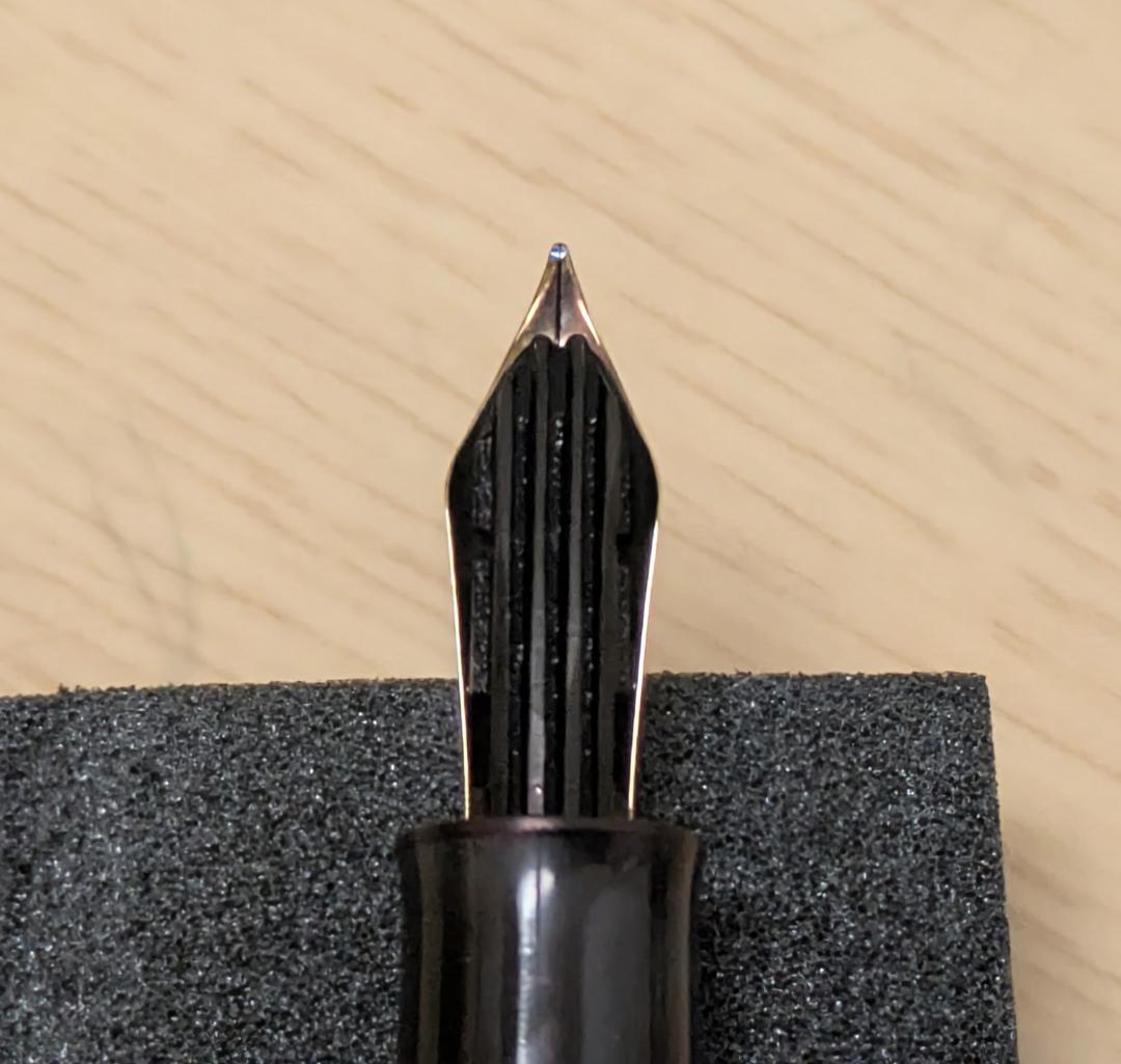 Pelikan 400NN M&K ヴィンテージ 万年筆 茶縞 14ct F