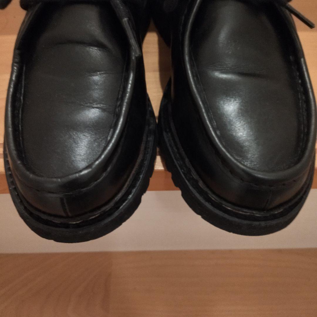 バーウィック　チロリアンシューズ　25.5㎝（UK６ 1/2）ブラック黒　革靴