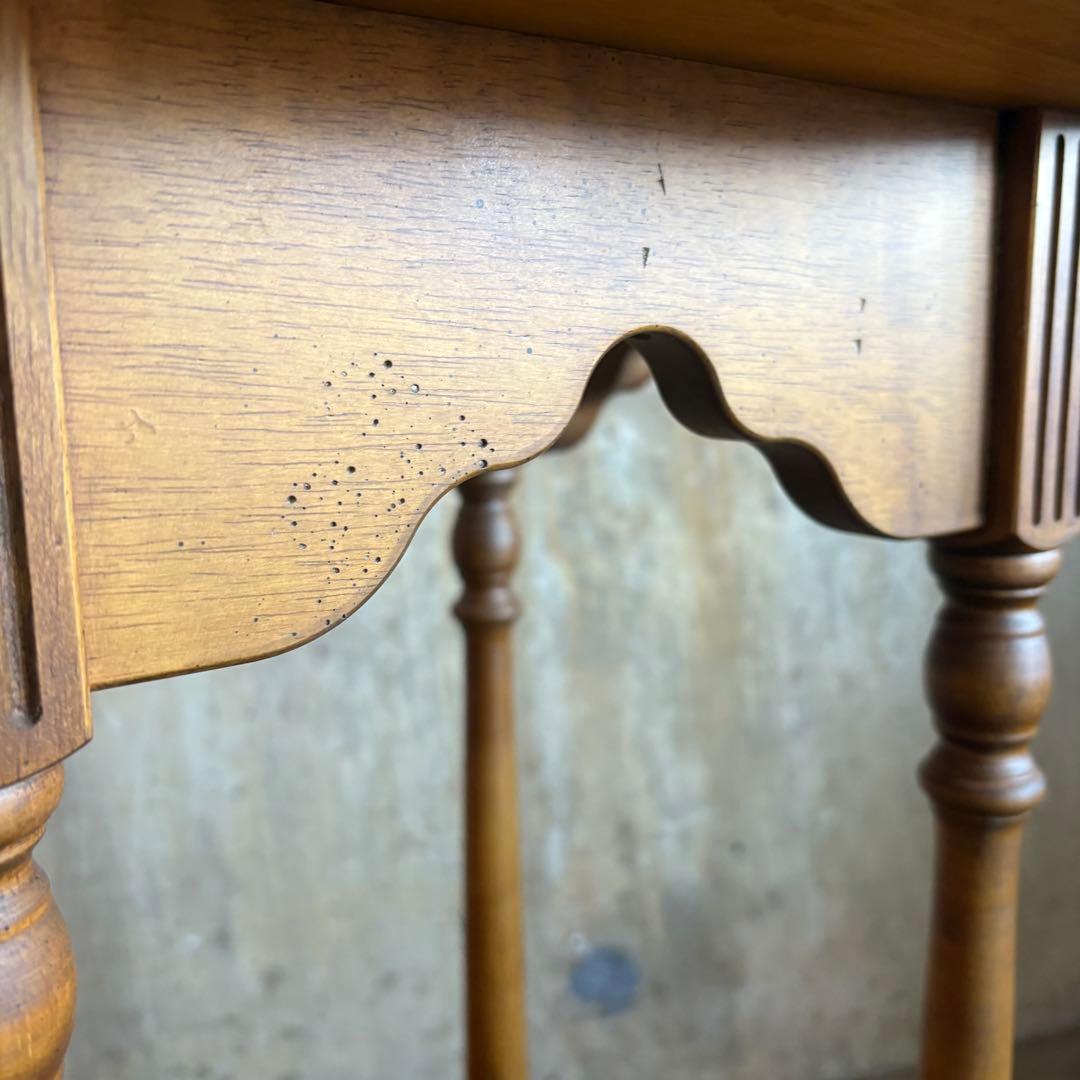 karimoku カリモク オクタゴンサイドテーブル フラワースタンド 花台