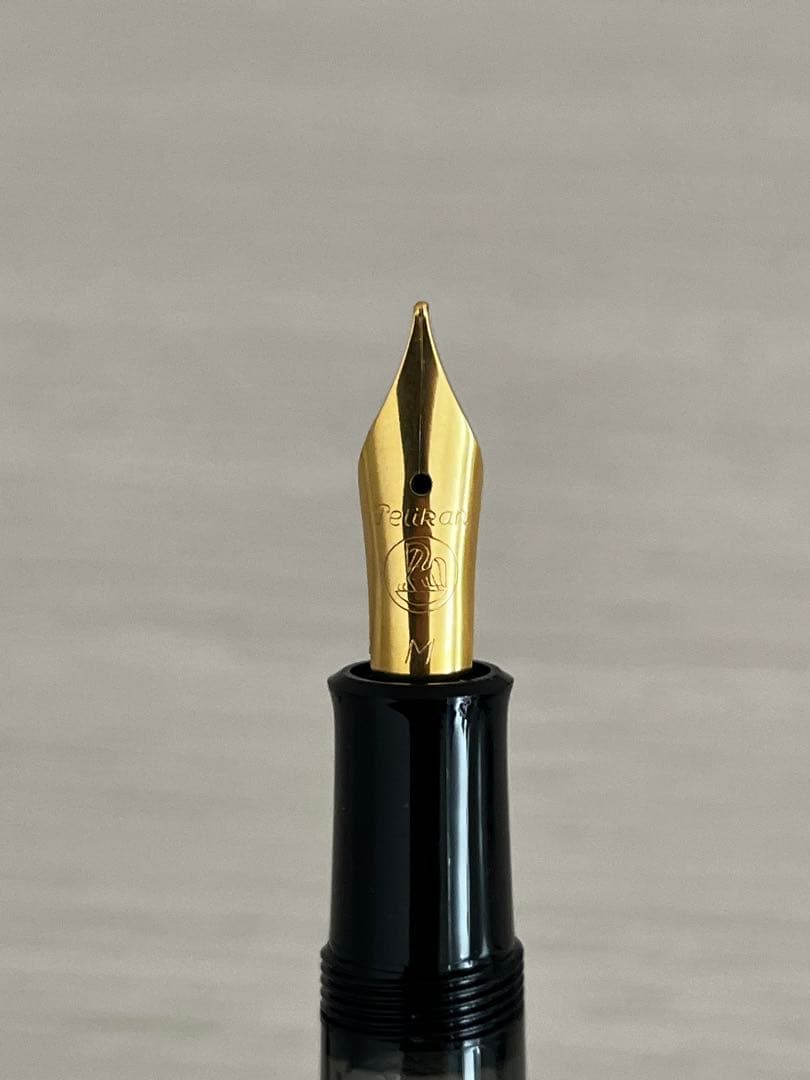 ペリカン マーブルグリーン万年筆＆ボールペンセット 箱入りインク付き