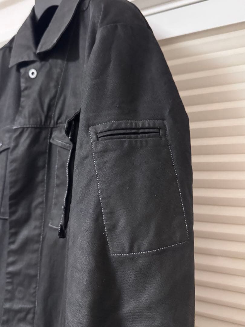 11 by Boris Bidjan Saberi ブラックデニム ジャケット