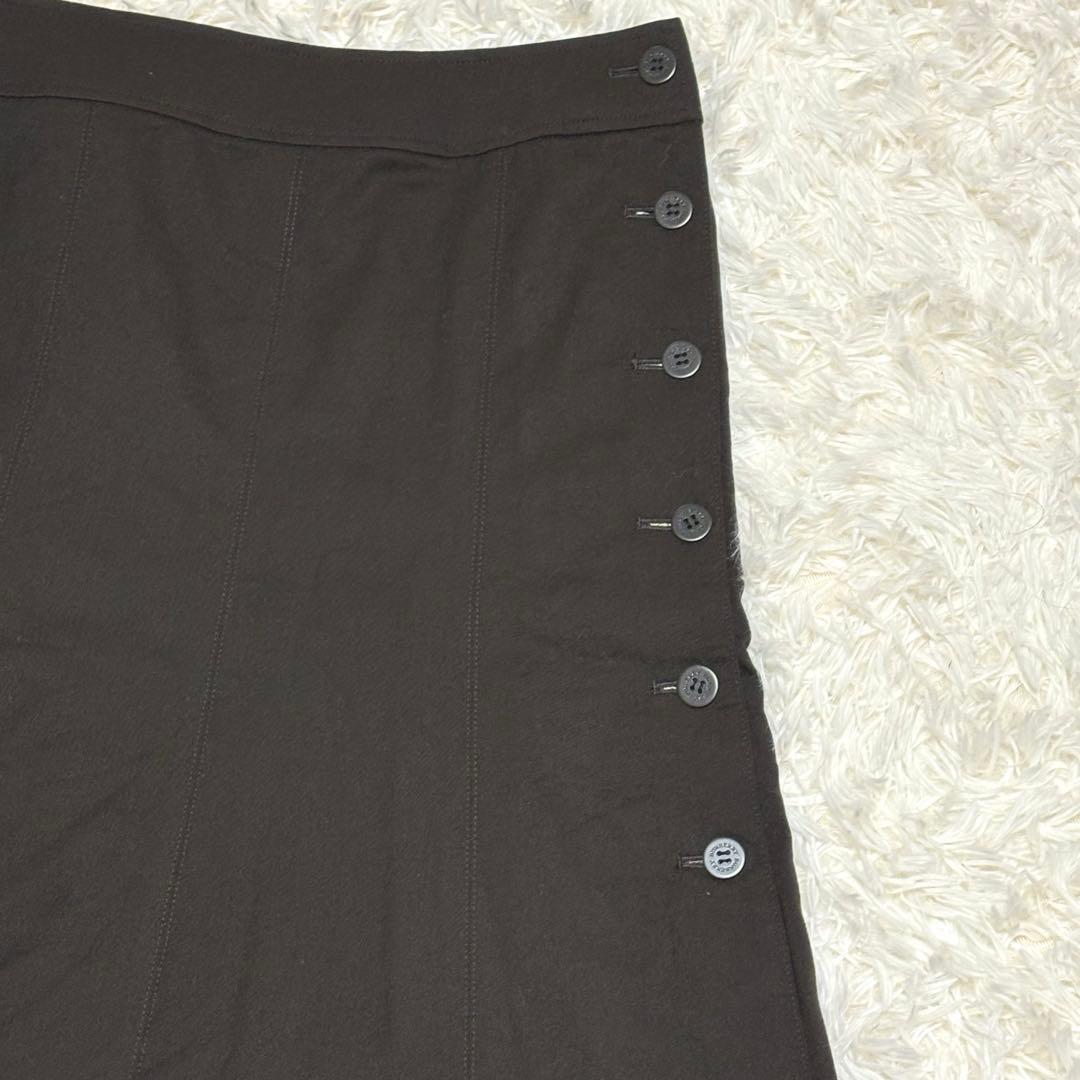 【大きいサイズ】バーバリーロンドン⭐️膝丈スカート⭐️ウール⭐️ノバチェック⭐️46