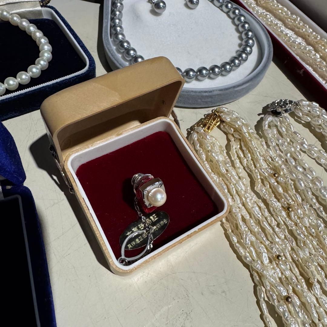 ★ アクセサリー　まとめ売り　遺品整理　生前整理 パール　真珠　ネックレス　指輪